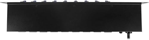 Miniatura 6 de Gemini MDJ-600 - Controlador multimedia USB/CD de una sola mesa con LCD de 4.3 pulgadas con Rockville RDF9U 1U 15A Rack Mount DJ Pro Audio Fuente de