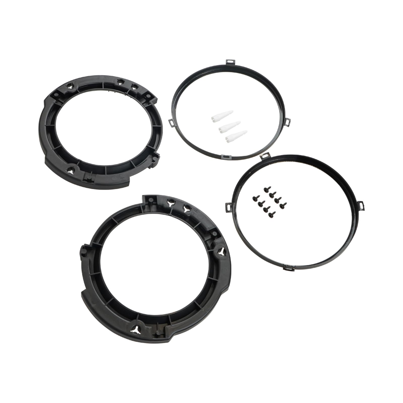 Irfora 1 paio di anelli di montaggio per fari, 7 pollici, ricambio per Jeep Wrangler JK 2007-2017