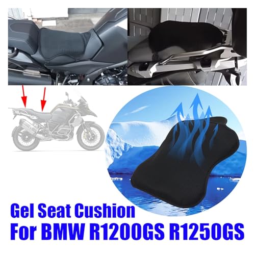 Coussin de siège respirante pour BMW R1250GS en voyage aventure