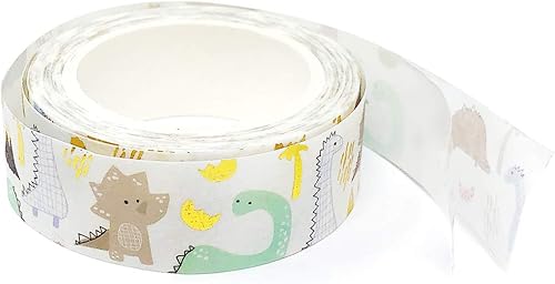 Vista 24 de allydrew Cinta adhesiva Washi de lámina dorada y plateada, 0.591 in x 16.4 ft, hojas de ramita