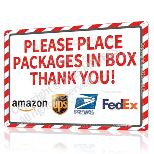 MOLESS Delivery Signs for Packages - 12 × 8'' Rust-Free
