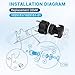 CartClan Golf Cart Ignition Key Switch for 2004-up Club Car Gas Precedent OEM# 1025151 4-pin