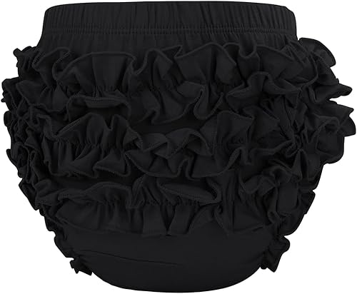 Century Star Fundas de pañales con volantes para bebés y niñas, de algodón, para bebés, niñas, ropa interior