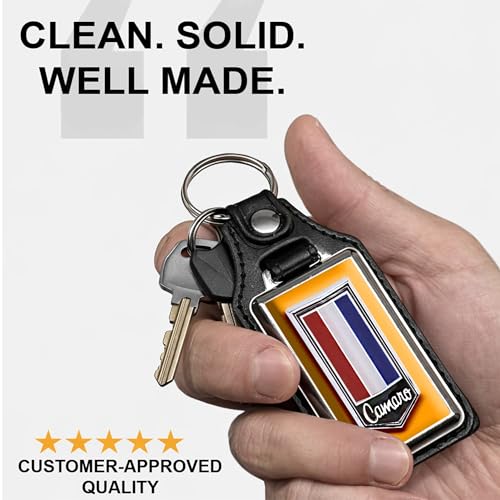 Image of Brotherhood Car Key Chain for Camaro - Classic Models Keychain for Men and Women Gift Key Ring - -