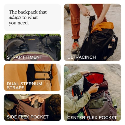 Mochila Outdoor 25L Peak Design Kelp Ligera Compacta miniatura 2