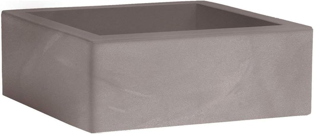 NICOLI r4425s evolución Mate Rotational Moulding Minos jarrón, Fresno, 25 cm