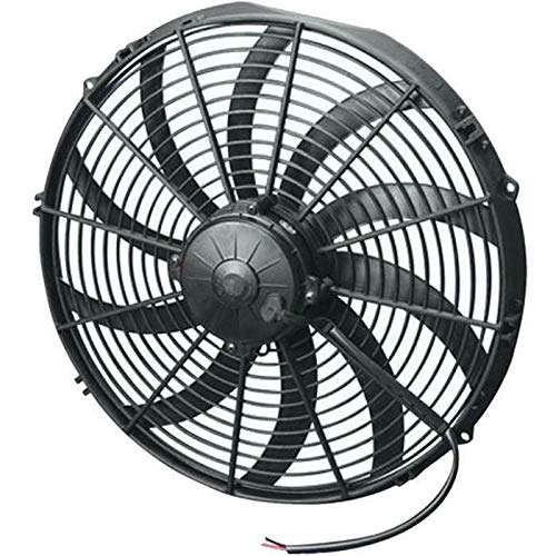 American Volt 16-17" Inch Upgraded 180w Motor Electric Automotive Condenser Radiator Cooling Fan 12 Volt Slim Reversible Best Performance CFM Universal for Cars Trucks RVs