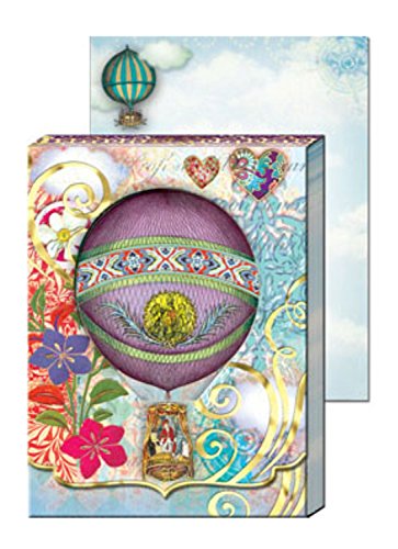Punch Studio Everyday Die-Cut Window Pocket Notepads-Hot Air Balloon 59661