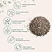 Organic Chia Seeds, 4lbs | Raw Chia Seed Source | Rich in Essential Fiber, Vegan Omega-3, & Plant Based Protein | Great for Baking, Smoothies, Pudding, & Oatmeal | Non-GMO, Gluten Free
