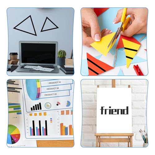 Klebeband Schwarz 50mX12mm Whiteboard Klebeband Selbstklebendes Band Whiteboard Markierungsband Raster Gridding Kennzeichnen Schwarzes Grafikband Künstler-Klebebands Dünnes Linienband für Zuhause