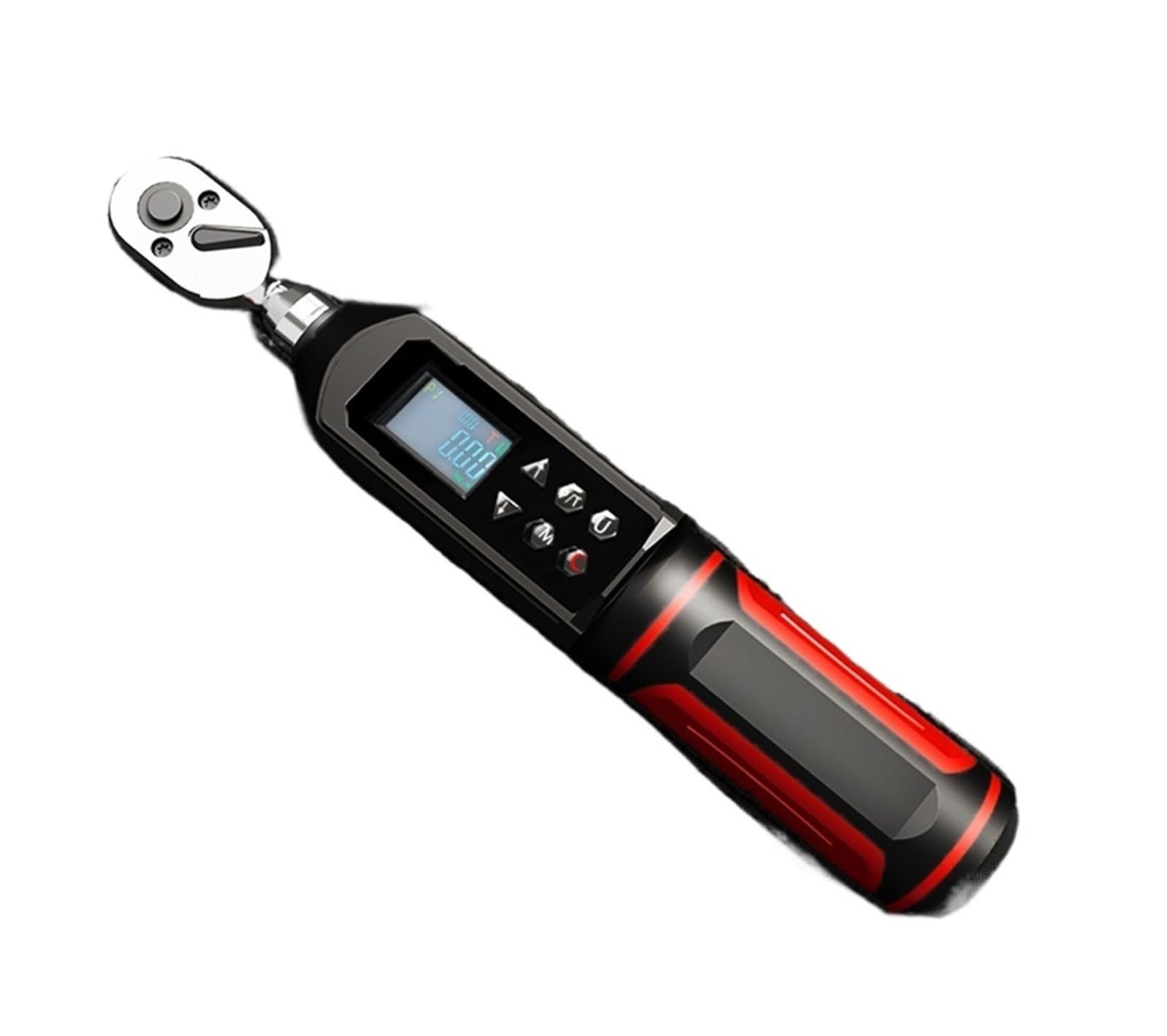 Svgvubmuc One Color Digital Preset Torque Wrench Kap-01 3/8" 1/4" Bidirectional Ratchet Head Professional Adjustable Repair Hand Tools(0.9-60Nm)