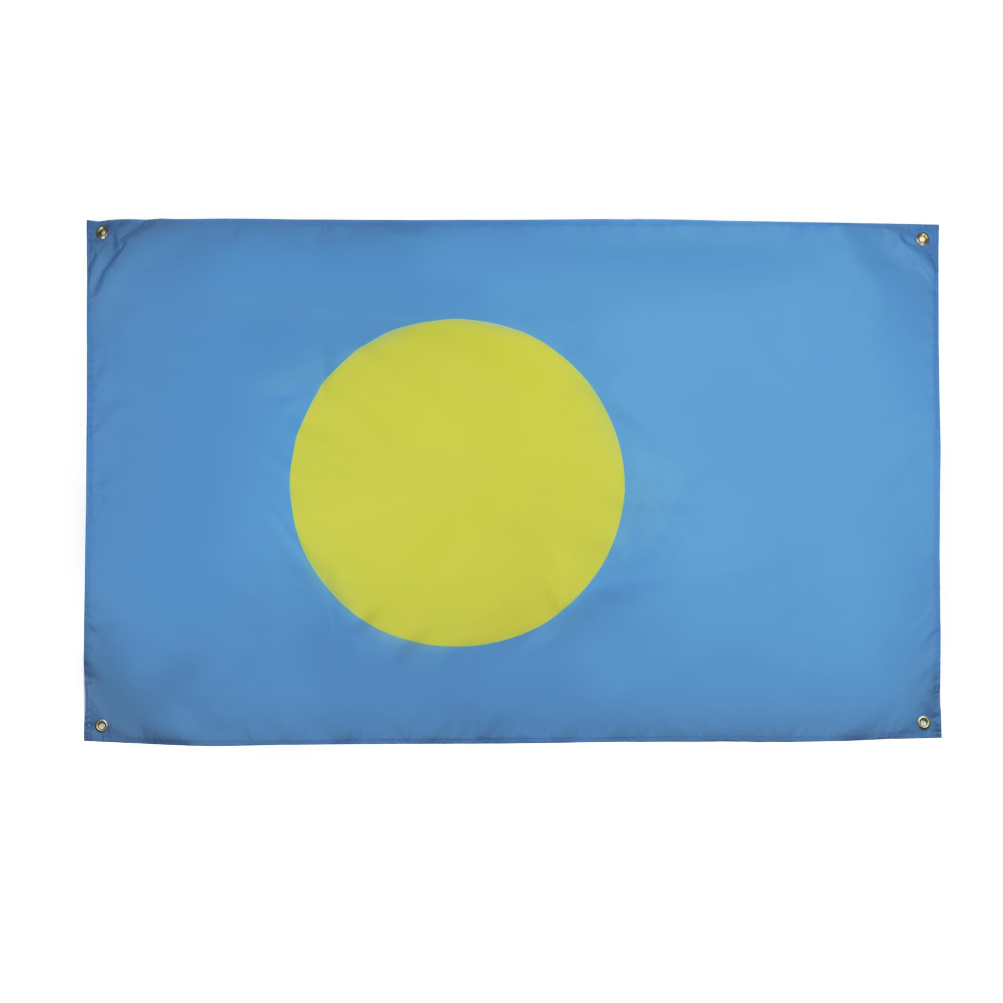 AZ FLAG Paluan Flag 150 x 90 cm with 4 Eyelets for Balcony or Wall, Palau, 1 Pièce