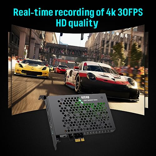 Game Capture Card, HDMI PCI-E 4K 30fps Record & Live Stream from Gaming Systems, Camcorders, DSLRs,Support Zero Delay HDMI Loop-Out by MYPIN - Image 6