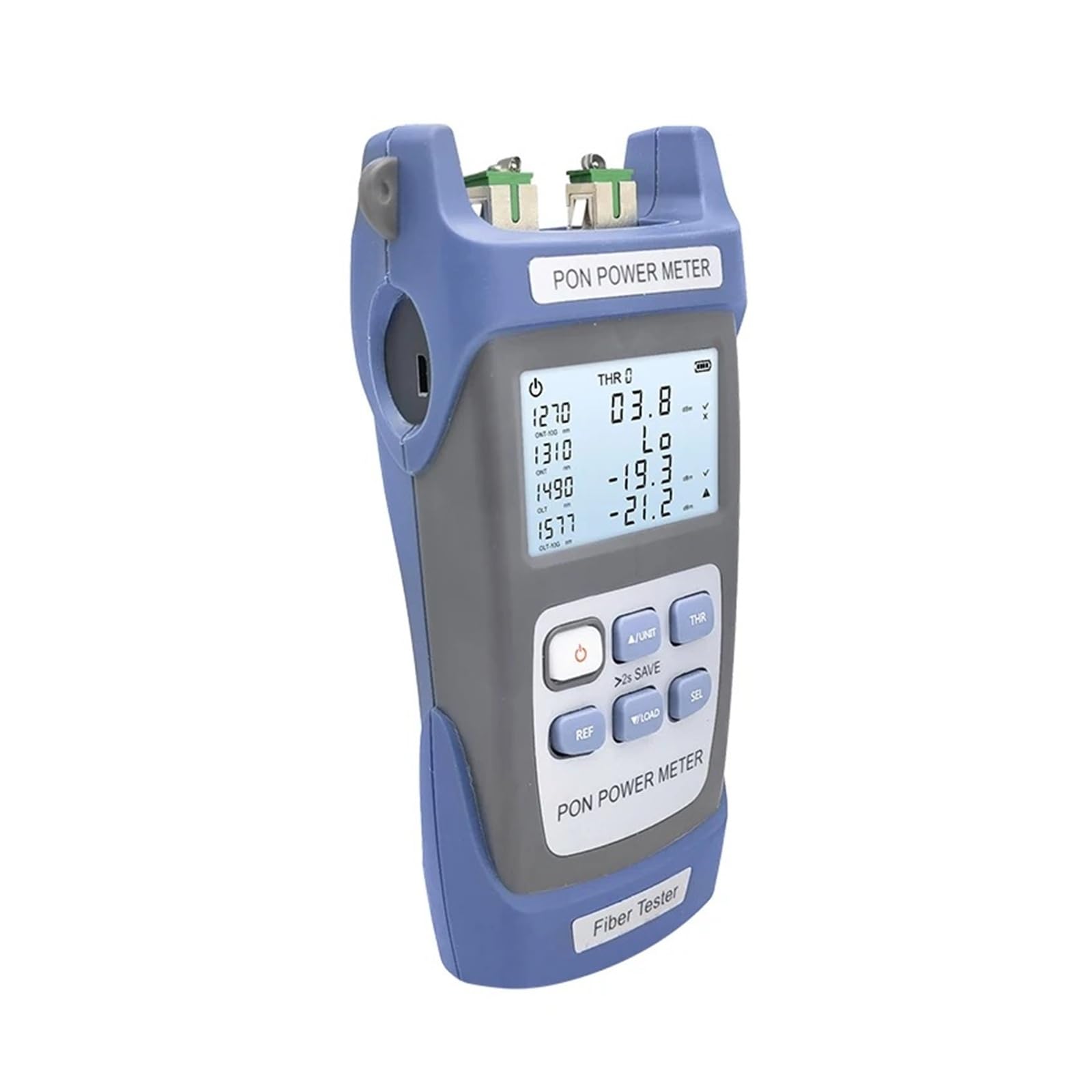 Testeur optique de compteur de puissance TM582 10G PON GPON avec longueur d'onde 1270nm/1310nm/1490nm/1577nm, testeur de câble(APC Connector)