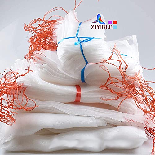 Zimble Pack of (500 Pcs)-4x6”Inch (10cm x 15cm) Fruit Protection Bags,Vegetables Storage Bags,Reusable Vegetable net Bags for Fridge,fruit Flower Netting Bag- Perfect for your Fruits and Vegetables