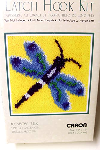 Wonderart Latch-Hook Kit, Rainbow Flier, 12" X 12" #TOP1