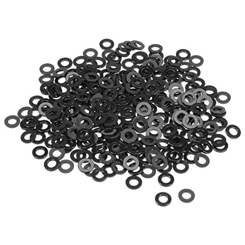 uxcell Nylon Flat Washers 12mm OD 6mm ID 1.5mm Thickness for Faucet Pipe Water Hose, Pack of 300