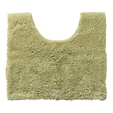 オカ(OKA) 乾度良好Dナチュレ トイレマット ミニサイズ (約48cm×55cm) グリーン (かんどりょうこう 吸水 速乾 抗菌 防臭 トイレ 洗える)