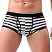 Produktbild Boxershorts Herren Unterwäsche Baumwolle Männer Unterhose Unterhosen Unterwäsche Boxershorts Pants Retroshorts LMMVP (M, Schwarz)