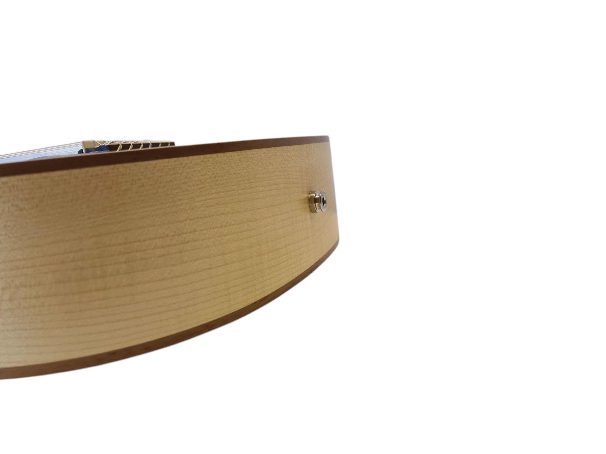 WoidBua SS100 - Chitarra da concerto 4/4 in abete rosso massiccio con sintonizzatore preamp | Chitarra acustica con custodia e tracolla | Musica popolare con suono caldo e pickup Fishman Presys