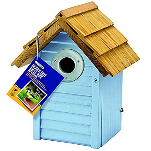 Gardman A01681 Casetta per Uccelli Beach Hut, Blu
