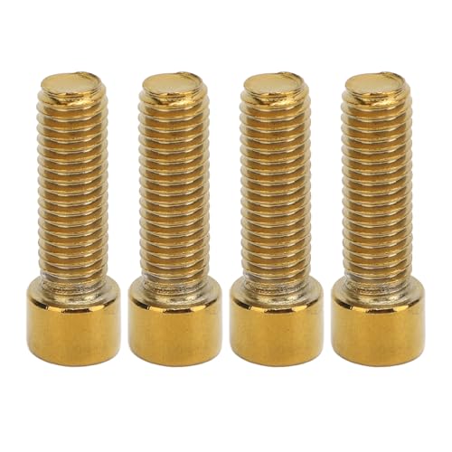 Boulons de guidon moto M8 acier inoxydable doré Aprilia SR GT200 GT125 4pcs