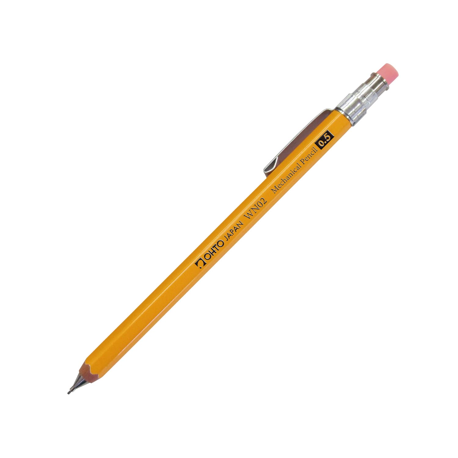 Amazon.com : OHTO WN02 Wooden Mechanical Pencil, 0.5mm Fine Point