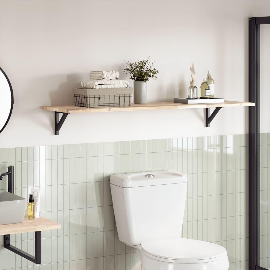vidaXL Piano Bagno 90x60x3,8 cm Rettangolare Legno Massello di Acacia