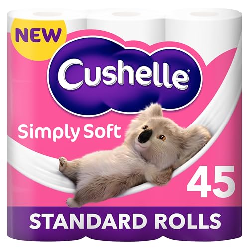 Cushelle Simply Soft Toilet Roll 45 Standard Rolls