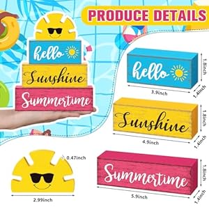 Summertabledecorhellosunshinewoodenblocksignfarmhousesummertimebeachtieredtraydecorrustictablecenterpiecessummerdecorationsforhomedeskshelfmantleofficedecorations Urban Country Home Decor Summer table decor hello sunshine wooden block sign farmhouse summertime beach tiered tray decor rustic table centerpieces summer decorations for home desk shelf mantle office decorations urban country home decor