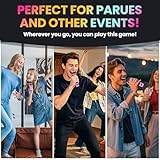 Aigomc Mic misheard Music Trivia Card Game, Grab Karaoke Party Game for 2-10 Players, Music Card with 250 Lyrics (125 Cards) for Hilarious Nights Adult Christmas & Birthday Gifts - Image 4