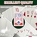 gagift world Jumbo Playing Cards, 8 x 11 Inches Giant Playing Cards for Family Game Night, Extra Large Casino Party Decoration for Adults