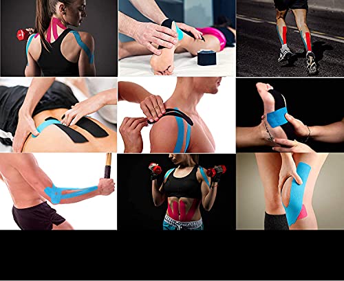 Image of Hampton Adams | As Seen on Shark Tank | Original Kinesiology Tape | 32ft Uncut 2-Pack | Supports & Protects Muscle Wrist Knee Shoulder Back Plantar Fasciitis | Waterproof Hypoallergenic (Beige)
