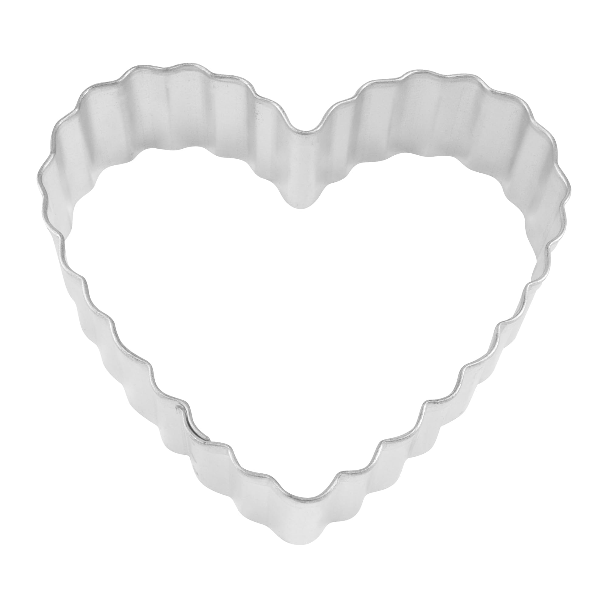 R y M corazón molde para galletas – estriado – 3 ½ "