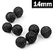 Natural Premium Lava Stone Beads for Essential Oil Diffuser Necklace (14mm,8 Pack)