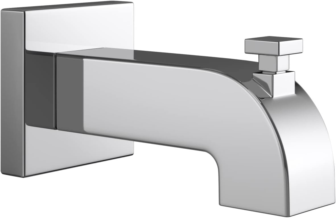 PROFLO PFTS38 Kelper 5-9/16" Integrated Diverter Tub Spout - Chrome