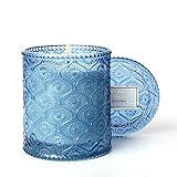 LA JOLIE MUSE Lemon Candle, Scented Candles Gifts, Home Scented, Citron Mint, 55 Hours Long Burning