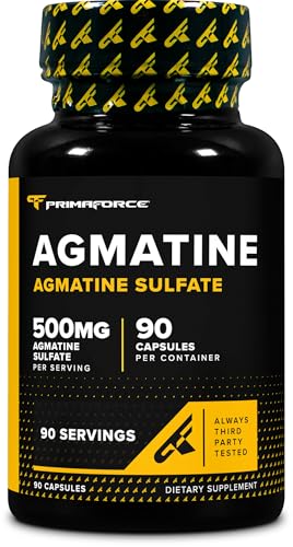 Amazon.com: Primaforce Agmatine Sulfate 500mg, 90 Capsules - Non ...