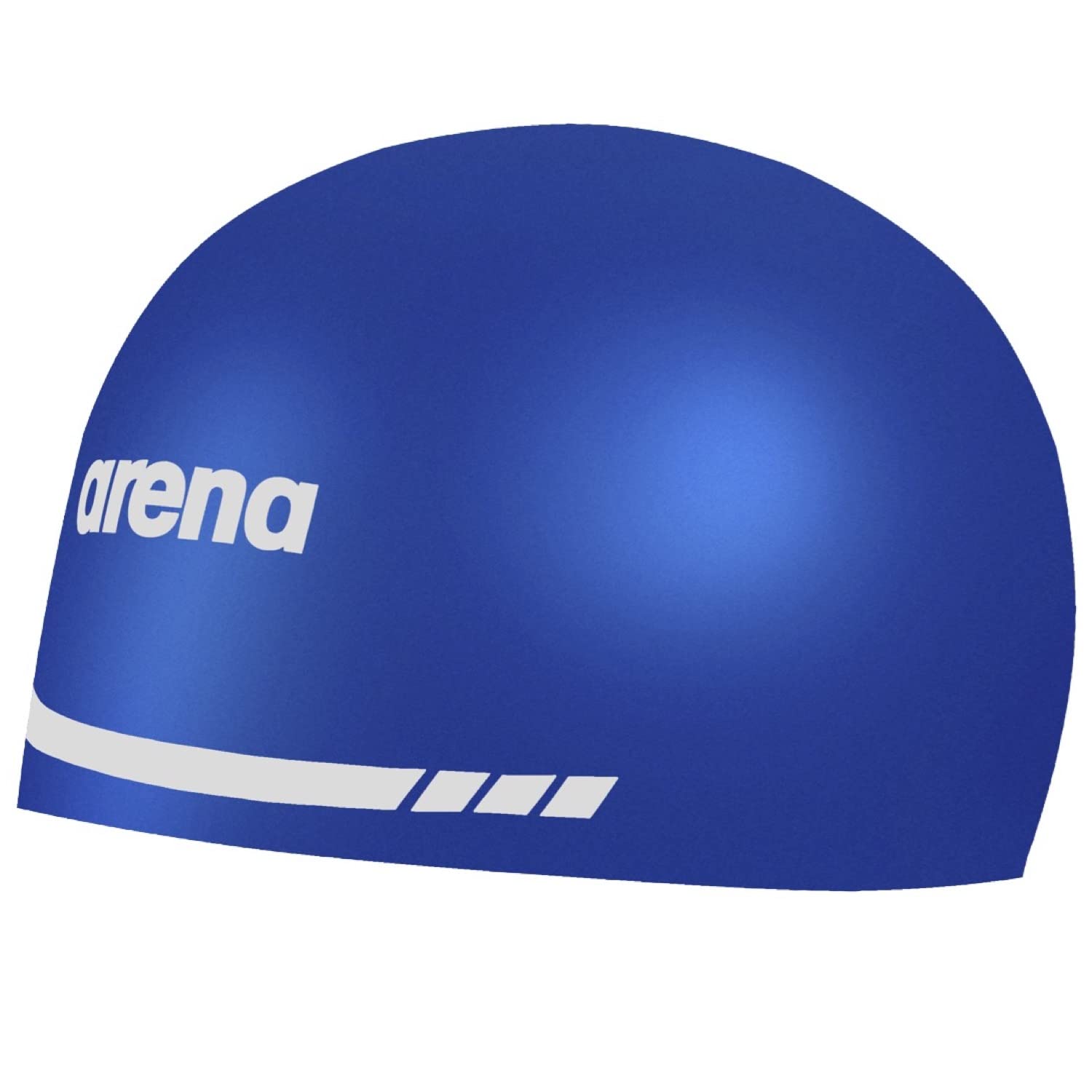 Arena 3D Soft USA Unisex Adult Silicone Swim Cap for Men and Women Swimming Pool Practice and Racing Swim Kit, Royal Blue, Large