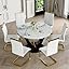 6 White Chairs1162