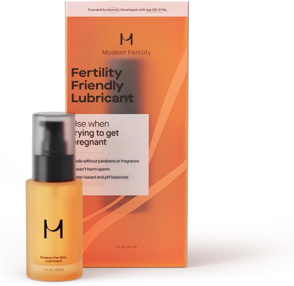 Modern Fertility Lubricant | Fertility Friendly for Women and Couples Trying to Conceive, Doesn't Harm Sperm or Eggs, pH Balanced & Water-Based, Easy to Apply, Hormone & Paraben Free | 1 Oz