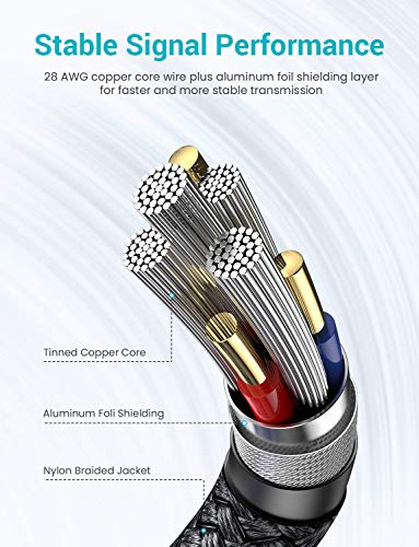 image for 2 Pack AINOPE USB 3.0 Extension Cable Type A Male to Female Extension 