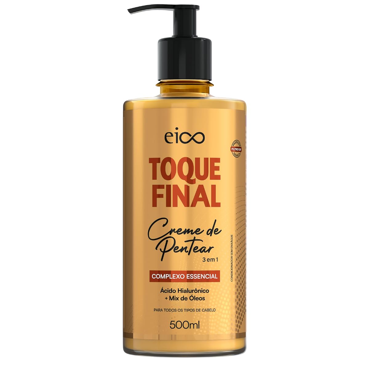 Creme Para Pentear Toque Final Nutritivo Protetor Térmico 500ml