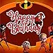 Incrdibls Happy Birthday Cake Topper Decoration – Themed Party Cake Topper– Featuring Mr. Incrdibl, Elastigirl, Dash, Violet & Jack-Jack – Durable, Vibrant, and Easy to Use