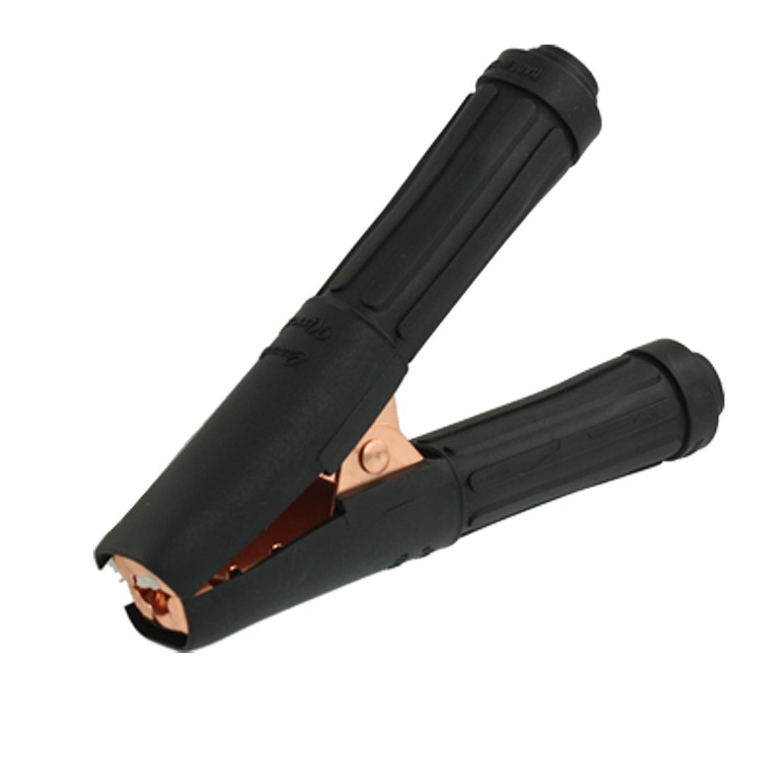 Aexit Black 500A Electrical Testing Insulated Battery Alligator Voltage Testers Clip Clamp