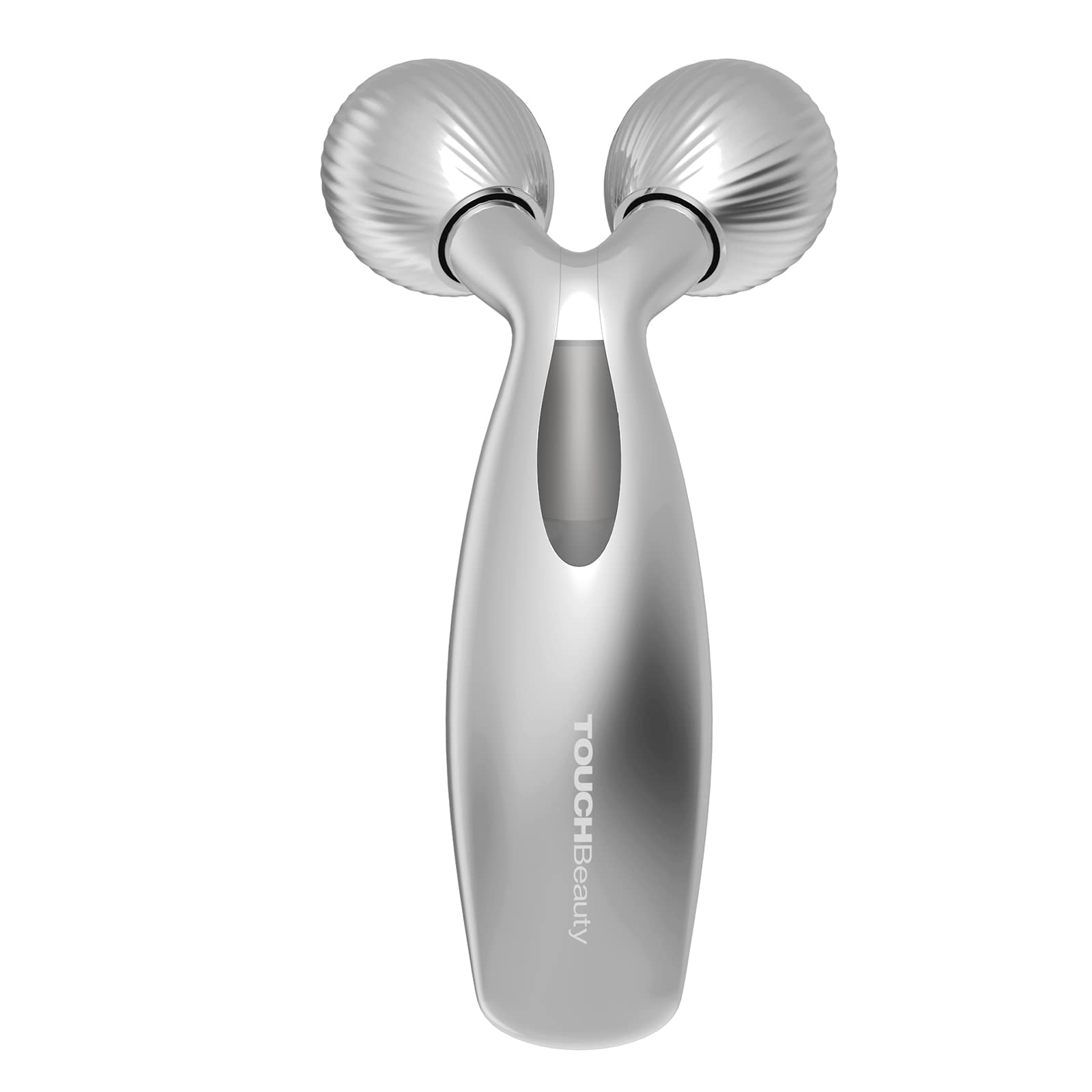 TOUCHBeauty 3D Rodillo Facial con Energía Solar, Masajeador Facial Microcorriente Cuidado de la Piel, Masajeador Corporal Facial, 360​​° Giratorio, para Masaje Facial, Antiedad y Antiarrugas