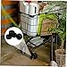 MAGICLULU 4pcs Replacement Wheel for Shopping Cart Plastic Fit for Laundry Cart Hand Truck