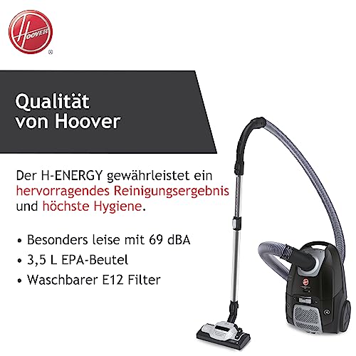 Hoover Bodenstaubsauger HE520PET mit 3,5 L Beutel und Tierhaarbürste
