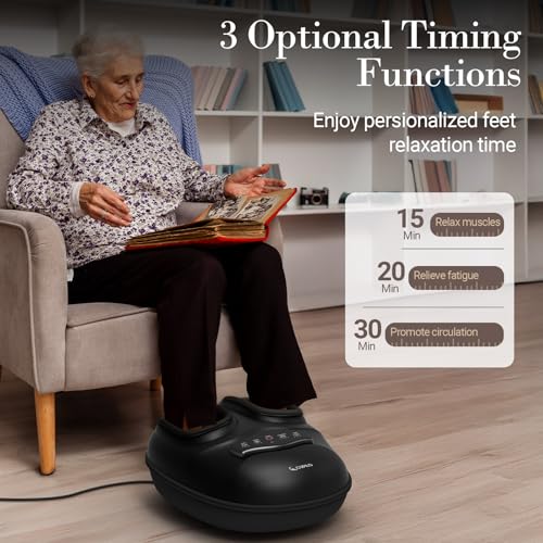Image of CuPiLo Smart Foot Massager with APP, FSA Eligible HSA - 2026 New Version | APP Mobile Remote Control, Deep Kneading Foot Massager with Heat for Neuropathy and Pain Relief, Gifts for Women Men