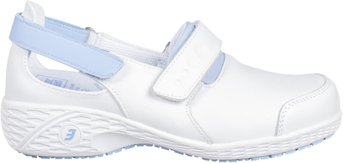 SAFETY JOGGER Veiligheidsschoenen voor Vrouwen 39 EU- CAMILLE - Lichte Comfortabele Antislip Werkschoenen met Velcro Sluiting, Ideaal voor Verplegend Personeel, Keuken en Indoor, Oxypas, Zwart